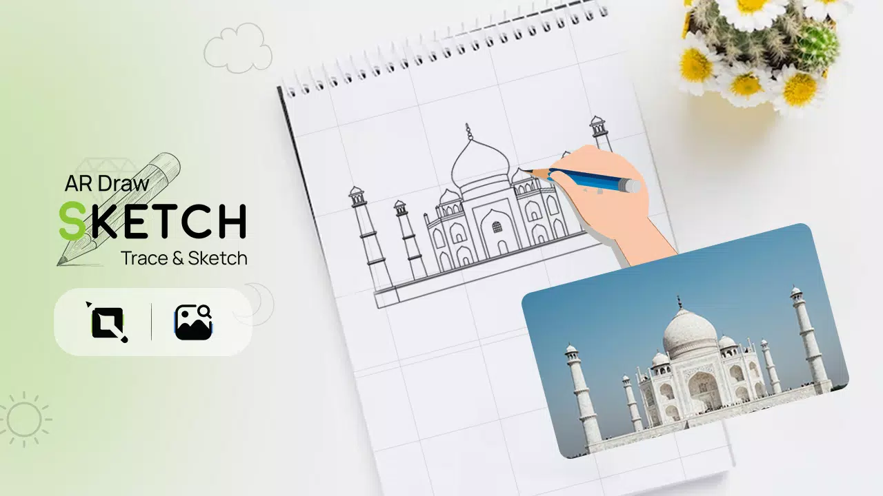 AR Draw Sketch: Trace & Sketch Скриншот 1