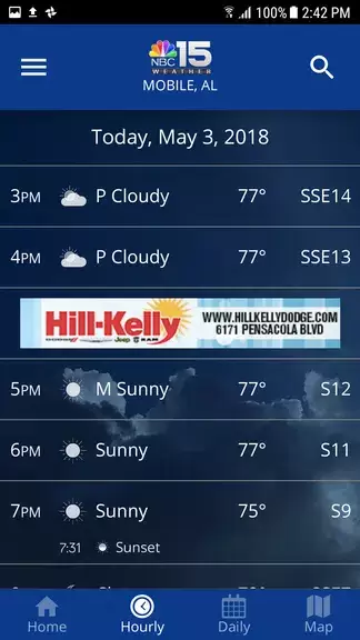 NBC 15 WPMI Weather Tangkapan skrin 3