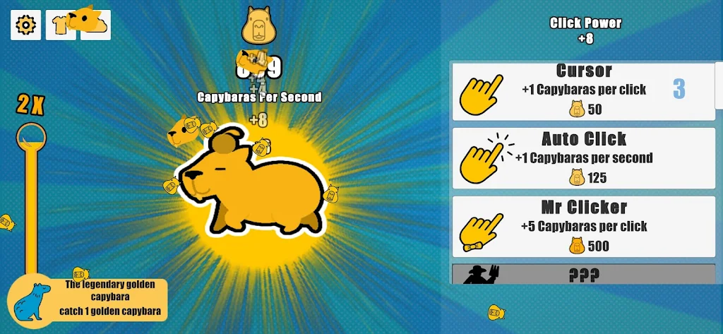 Capybara Clicker Скриншот 2