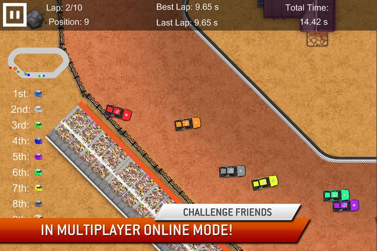 Dirt Racing Sprint Car Game 2 Schermafbeelding 3