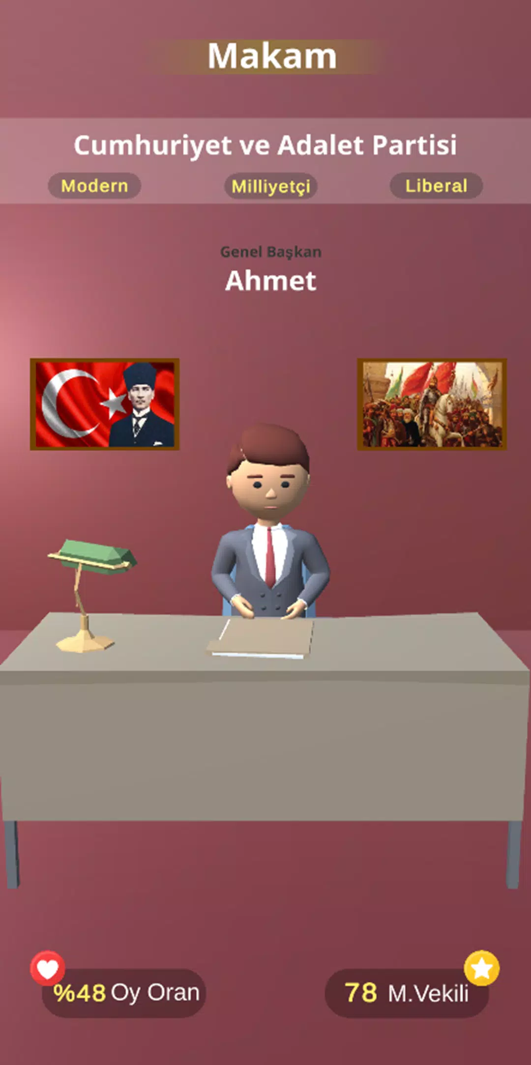 Seçim 2024 Oyunu : Belediye Скриншот 1