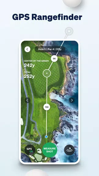 Golf GameBook Scorecard e GPS Captura de tela 1