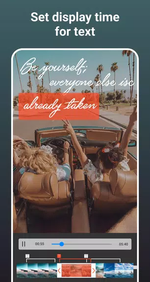 Add Text On Video - Edit Video Captura de pantalla 3