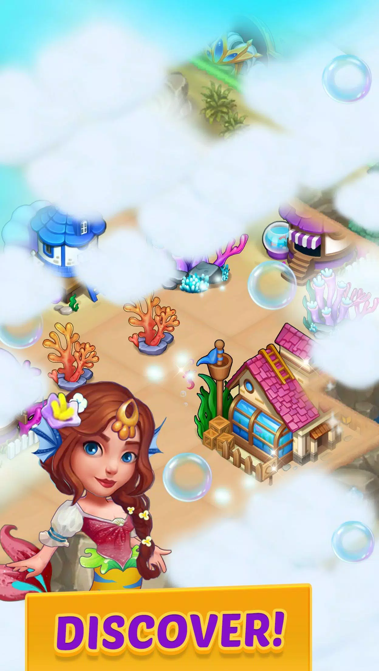 Merge Mermaids-magic puzzles Zrzut ekranu 3