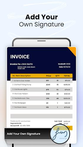 Invoice Maker and Generator Ekran Görüntüsü 4