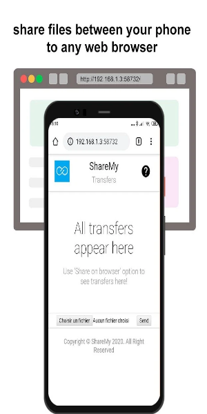 xShare- Transfer & Share files Schermafbeelding 2