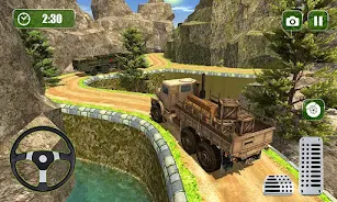 Offroad US Army Truck Driving Schermafbeelding 4