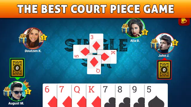 Court Piece - Rang Card Games Screenshot 1