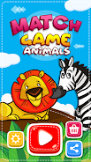 Match Game - Animals Schermafbeelding 1