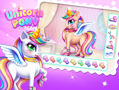 Unicorn Dress up Girls Game स्क्रीनशॉट 1