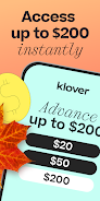 Klover - Instant Cash Advance ภาพหน้าจอ 1