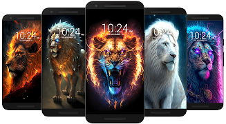 Lion Wallpaper HD Schermafbeelding 2