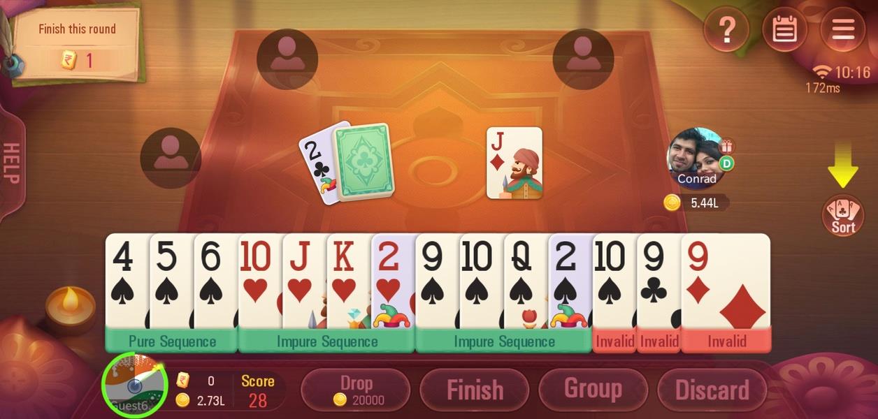 Rummy Plus - Online Indian Rummy Screenshot 2