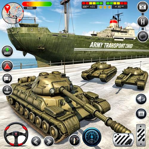 Army Transport Tank Ship Games應用截圖第3張