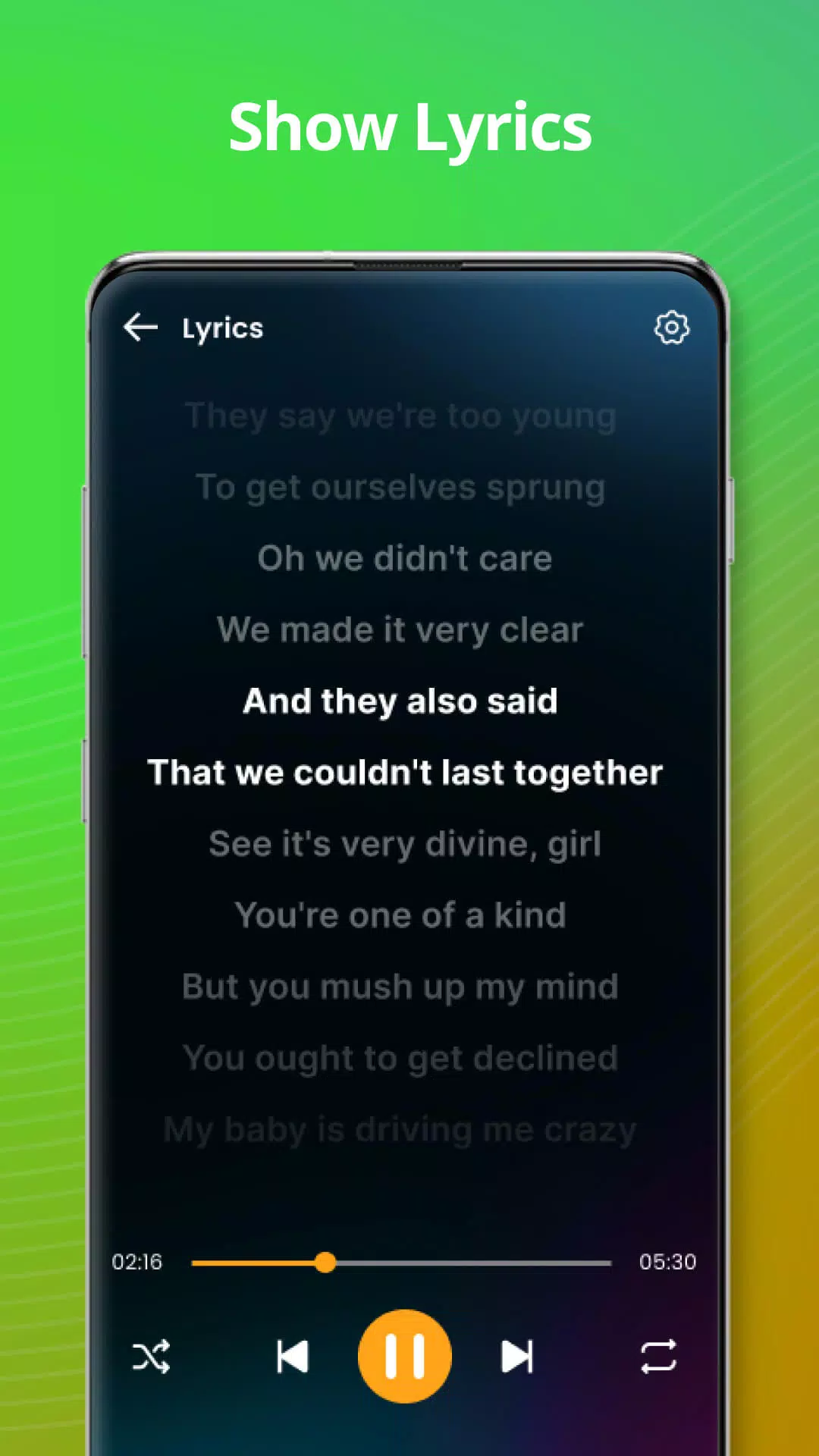 Music player Schermafbeelding 4