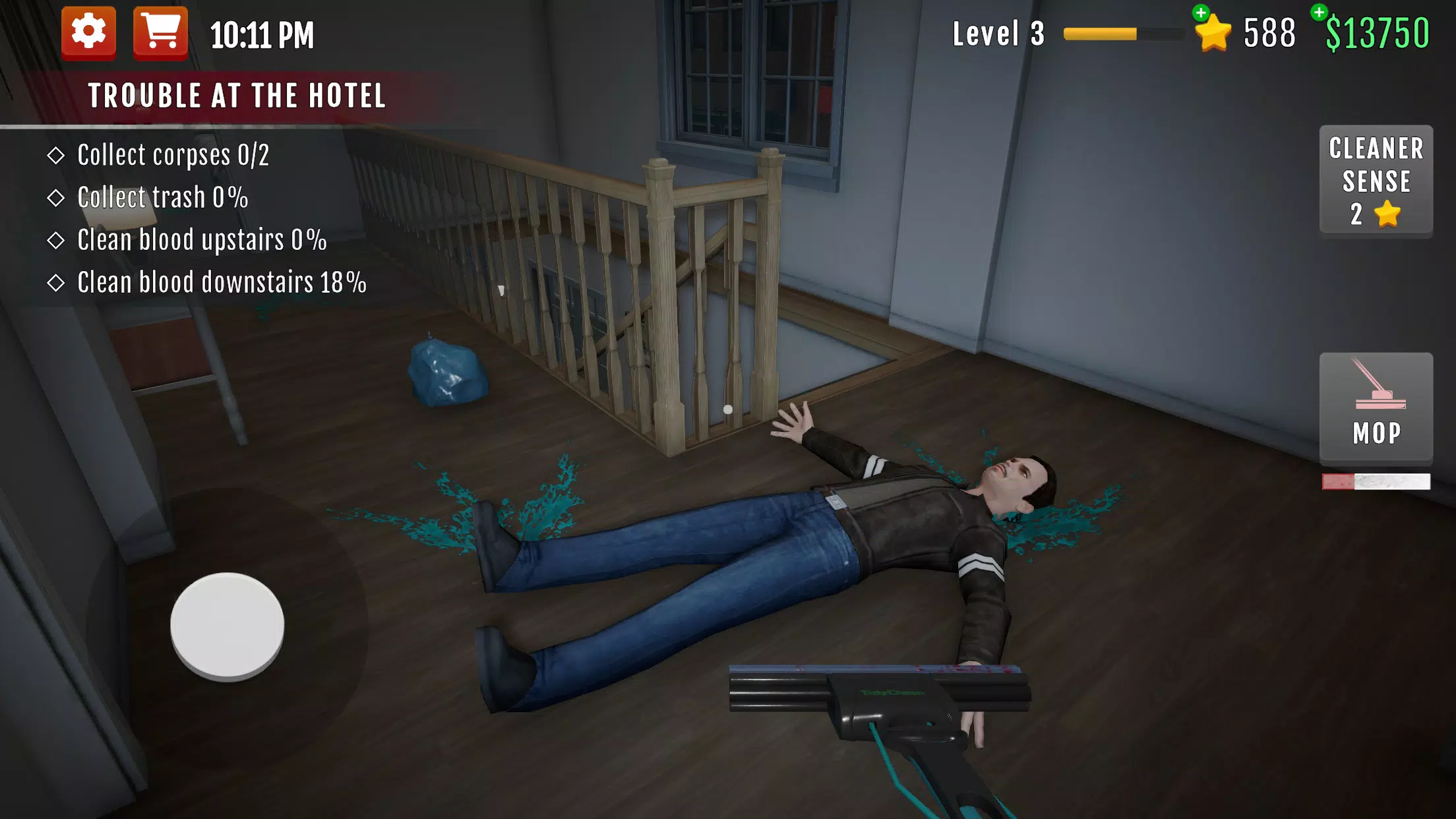 Crime Scene Cleaner: Mobile 3D Capture d'écran 1
