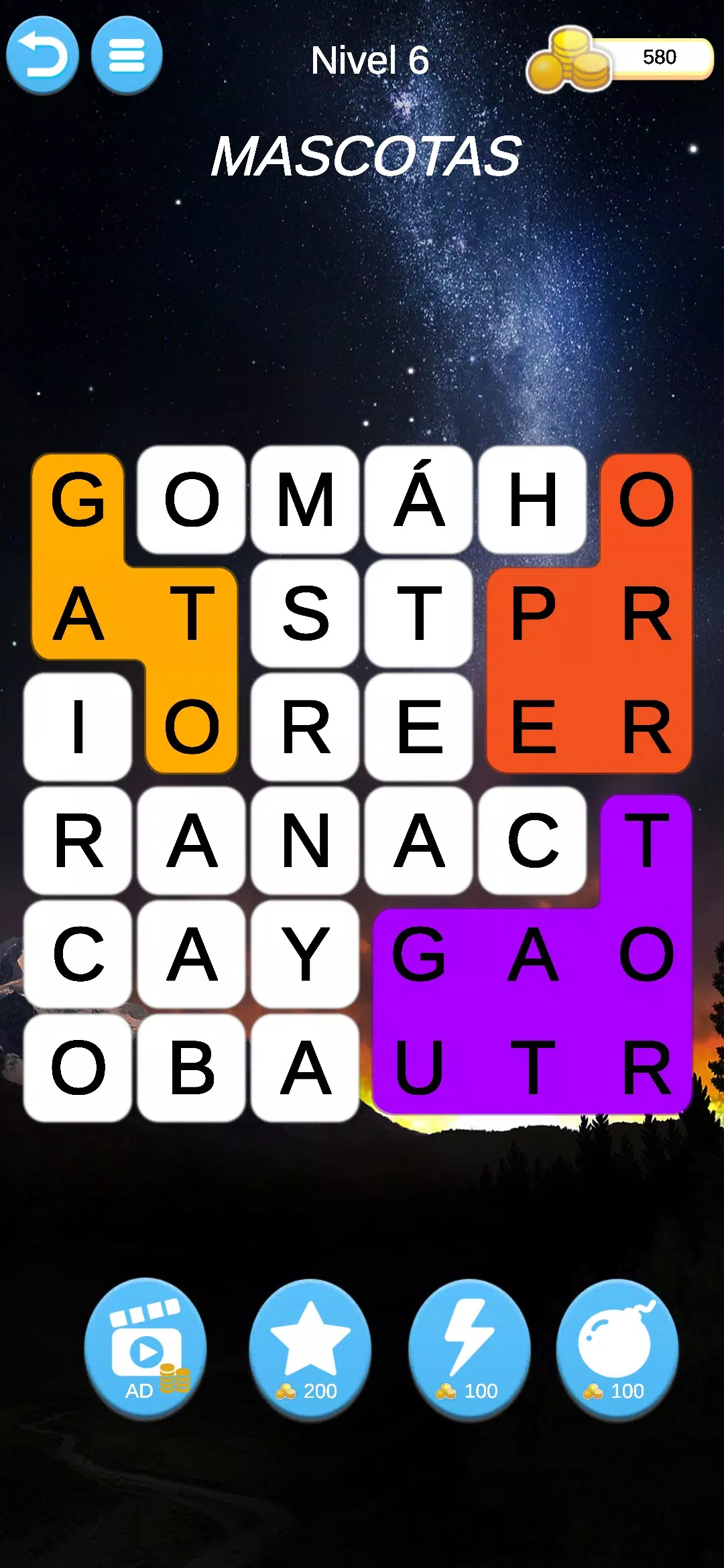Juego Mental Palabras Screenshot 4