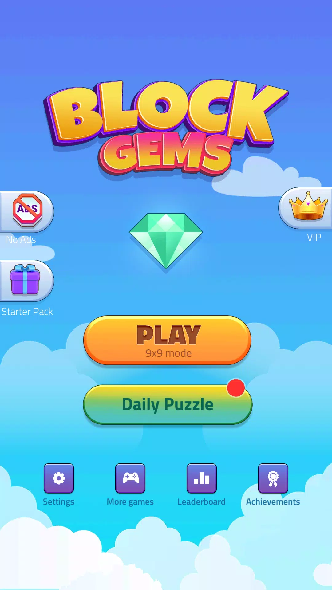 Schermata Block Puzzle - Gems Adventure 1