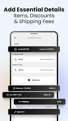 Invoice Maker and Generator Ekran Görüntüsü 1