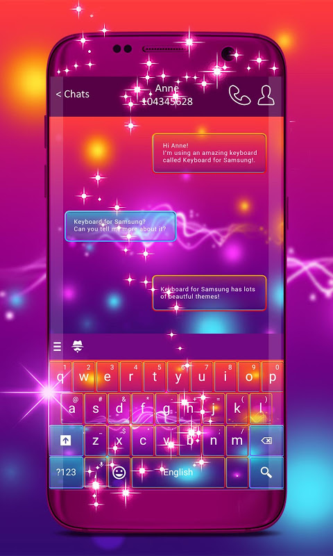 Keyboard Theme for Samsung Zrzut ekranu 1