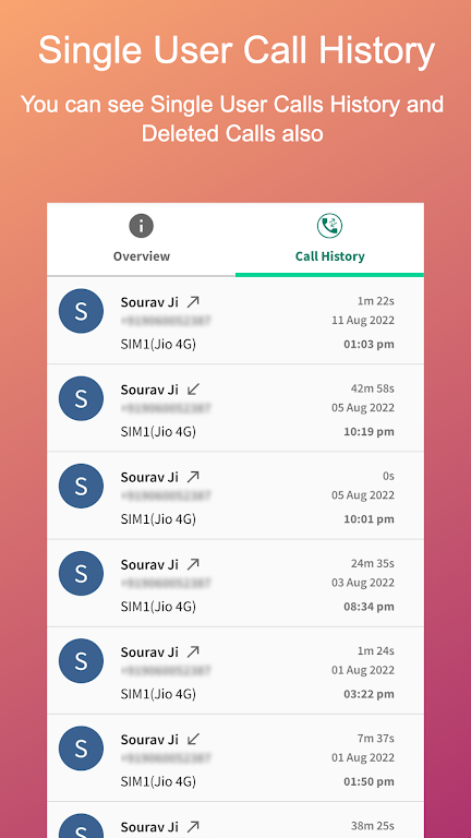 Cally - Call Backup & Recover ภาพหน้าจอ 4