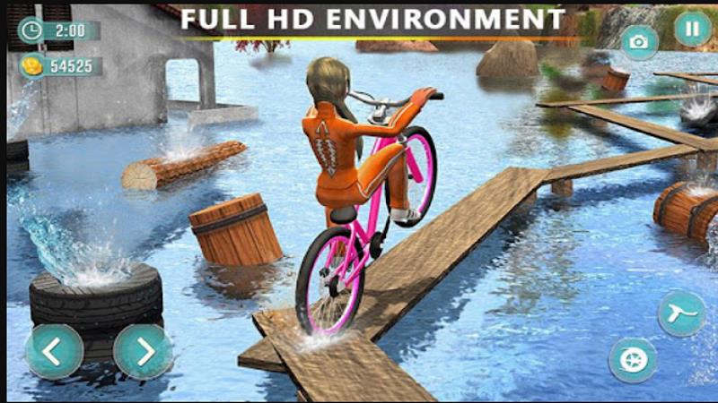 Offroad Bicycle Bmx Stunt Game Скриншот 4