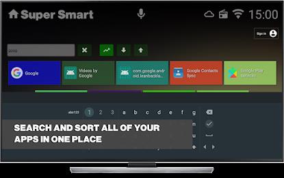 Schermata Super Smart TV Launcher 3