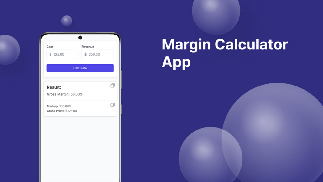 Margin Calculator Schermafbeelding 3