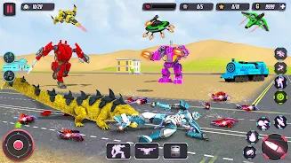 Animal Crocodile Robot Games スクリーンショット 4