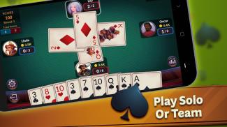 Spades - Classic Card Game Tangkapan skrin 4