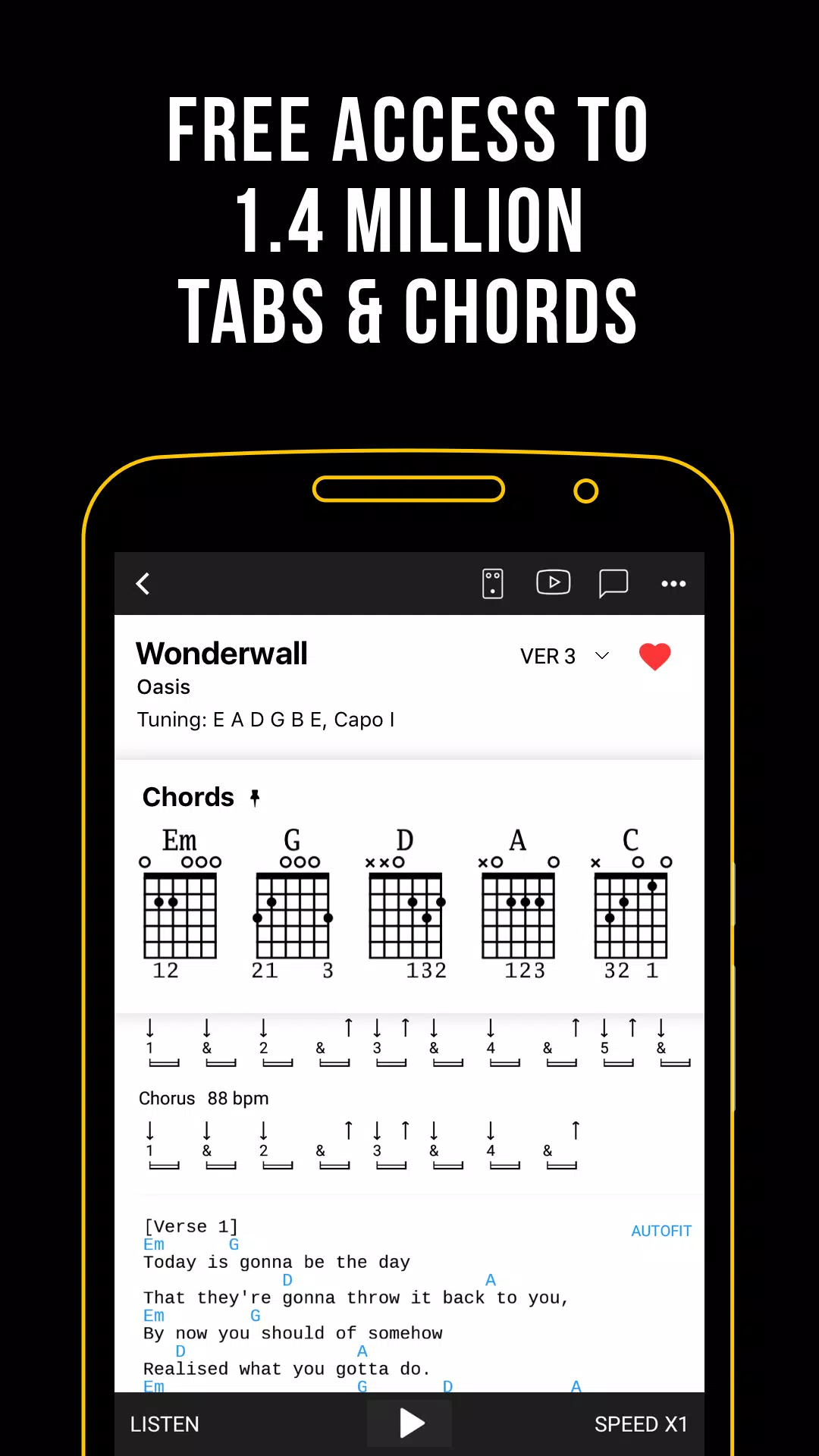 Ultimate Guitar: Tabs & Chords Schermafbeelding 1