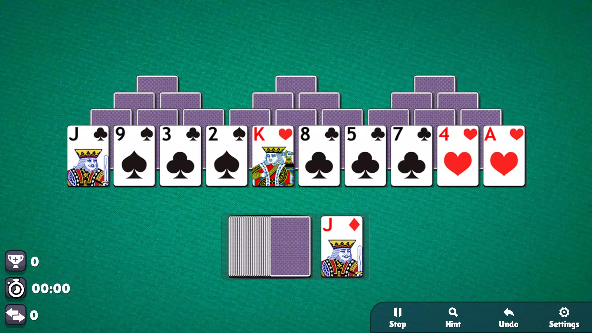 Solitaire: TriPeaks ภาพหน้าจอ 1