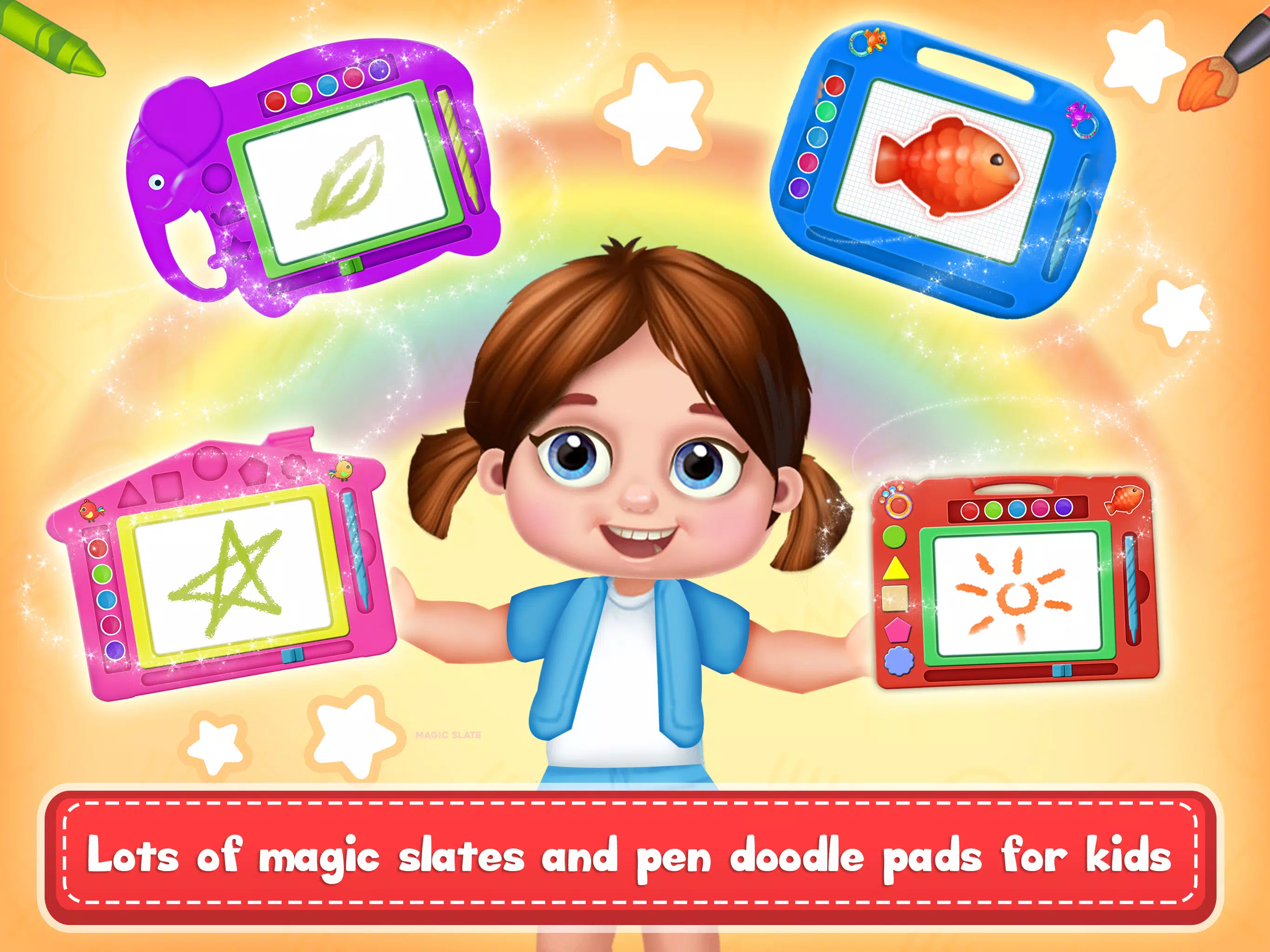 Kids Magic Slate Drawing Pad應用截圖第2張