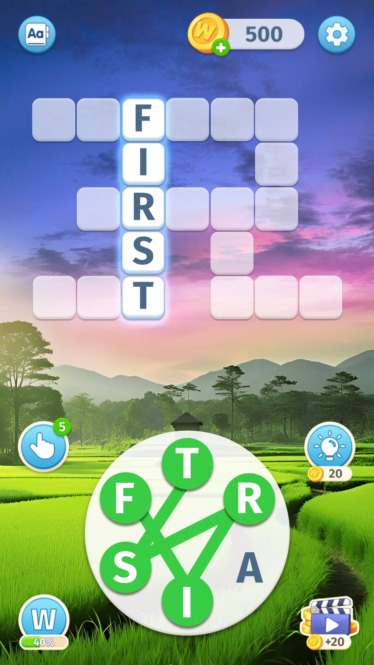Sky Words Screenshot 1