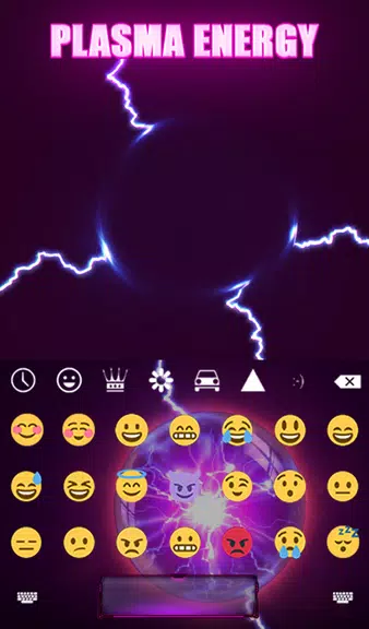Plasma Keyboard & Wallpaper Captura de pantalla 4