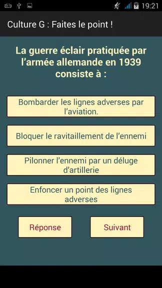 Culture-G: Faites le point ! Ekran Görüntüsü 3