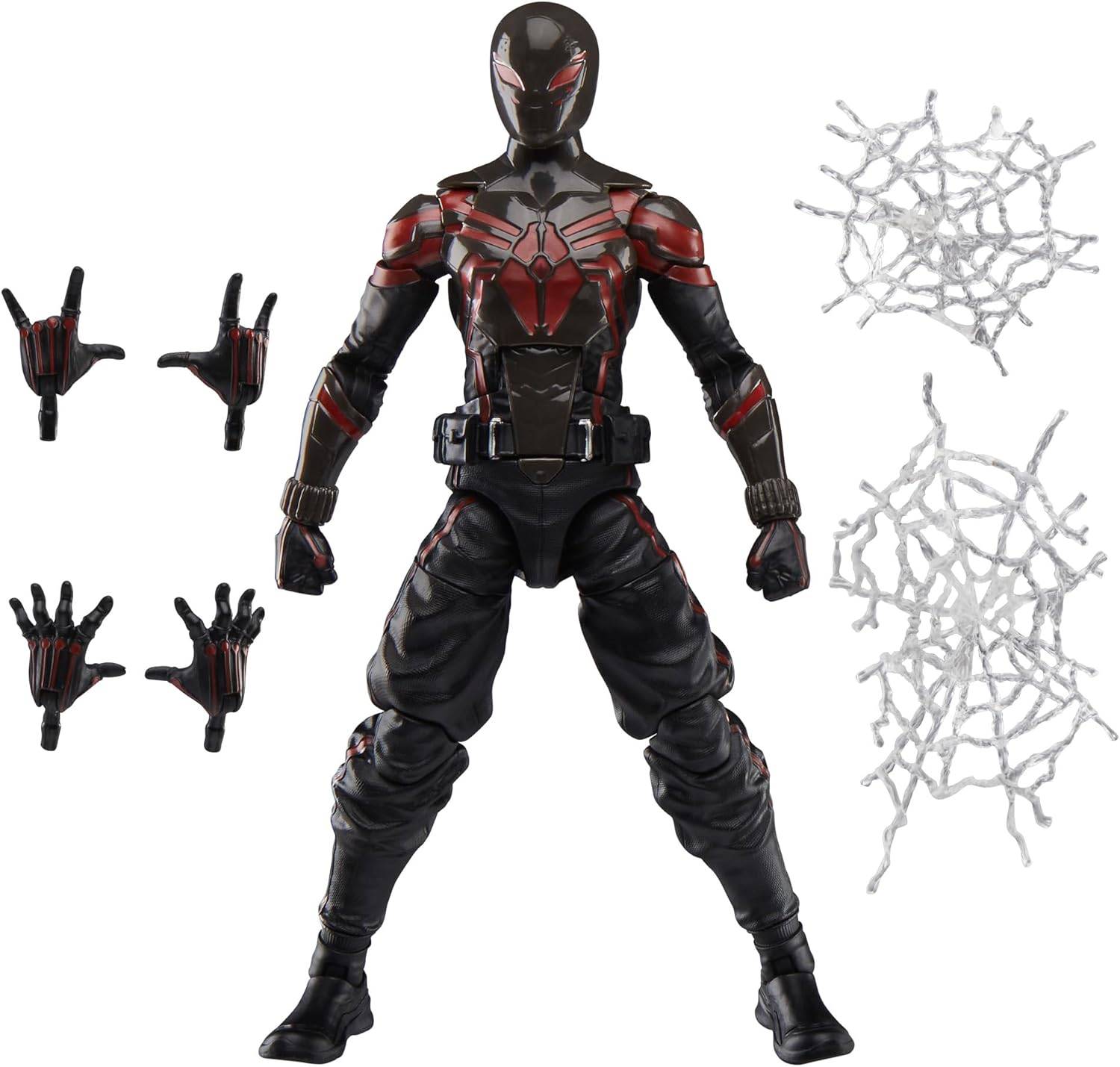 Larawan ng serye ng Spider-Man Marvel Legends Gamerverse Miles Morales Brooklyn 2099 Suit