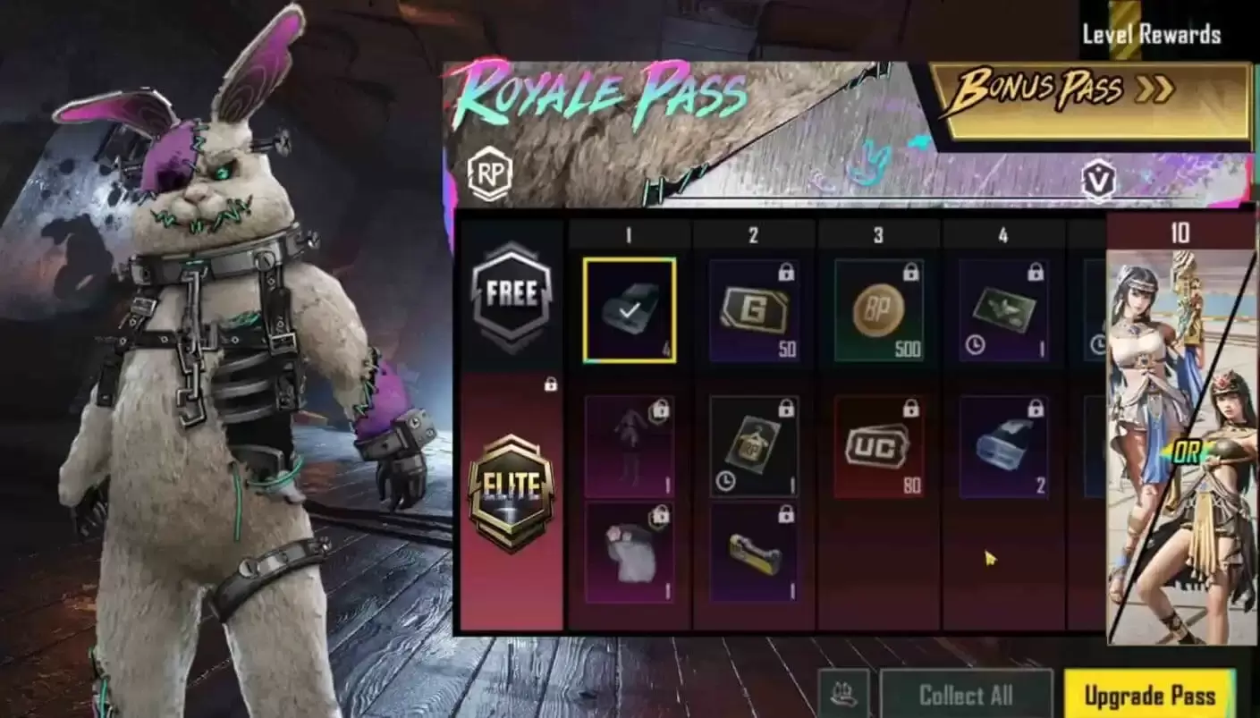 A12 Royale Pass Leaks : 새로운 스킨과 보상이 공개되었습니다