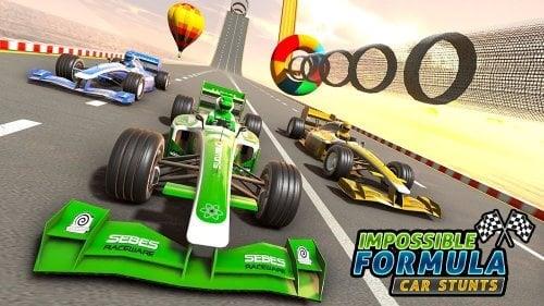 Formula Car Racing Stunts Ramp Ảnh chụp màn hình 1