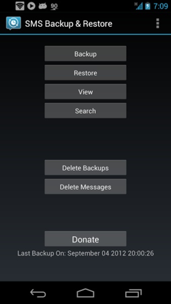 SMS Backup & Restore Screenshot 4