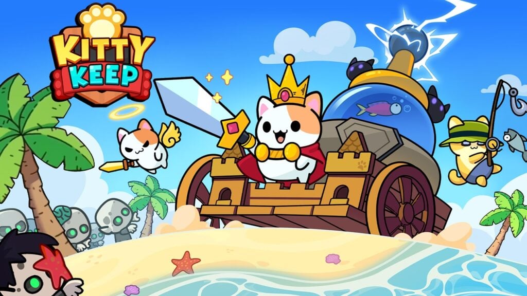 Kitty Keep: Embark on Seaside Battles with Feline Defenders!