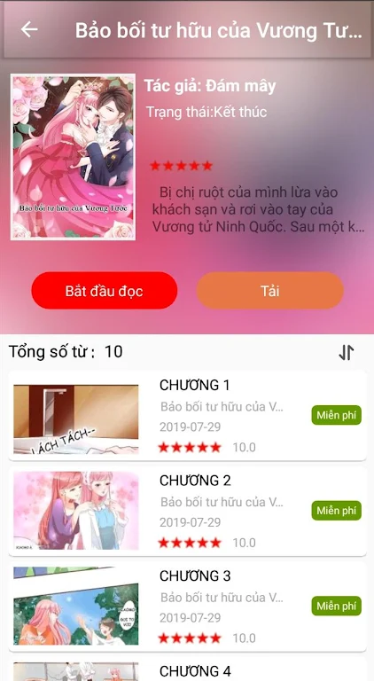 Ngôn Tình -- Webtoon,Manga,Comics Screenshot 2