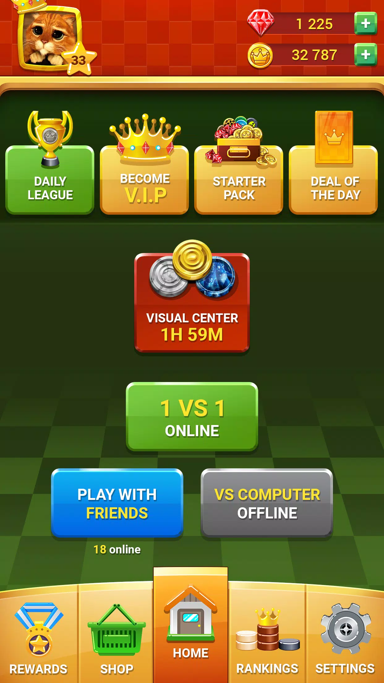 Checkers - Online & Offline Screenshot 2