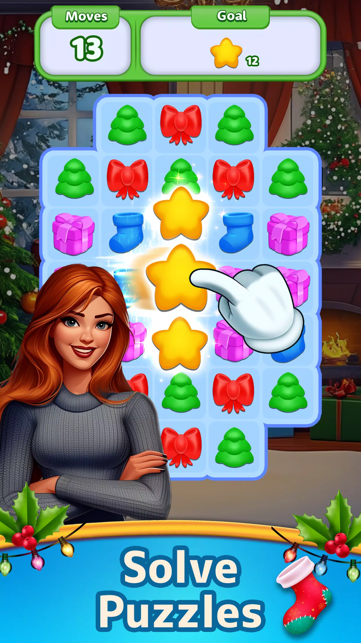Christmas Match: Home Design Capture d'écran 3