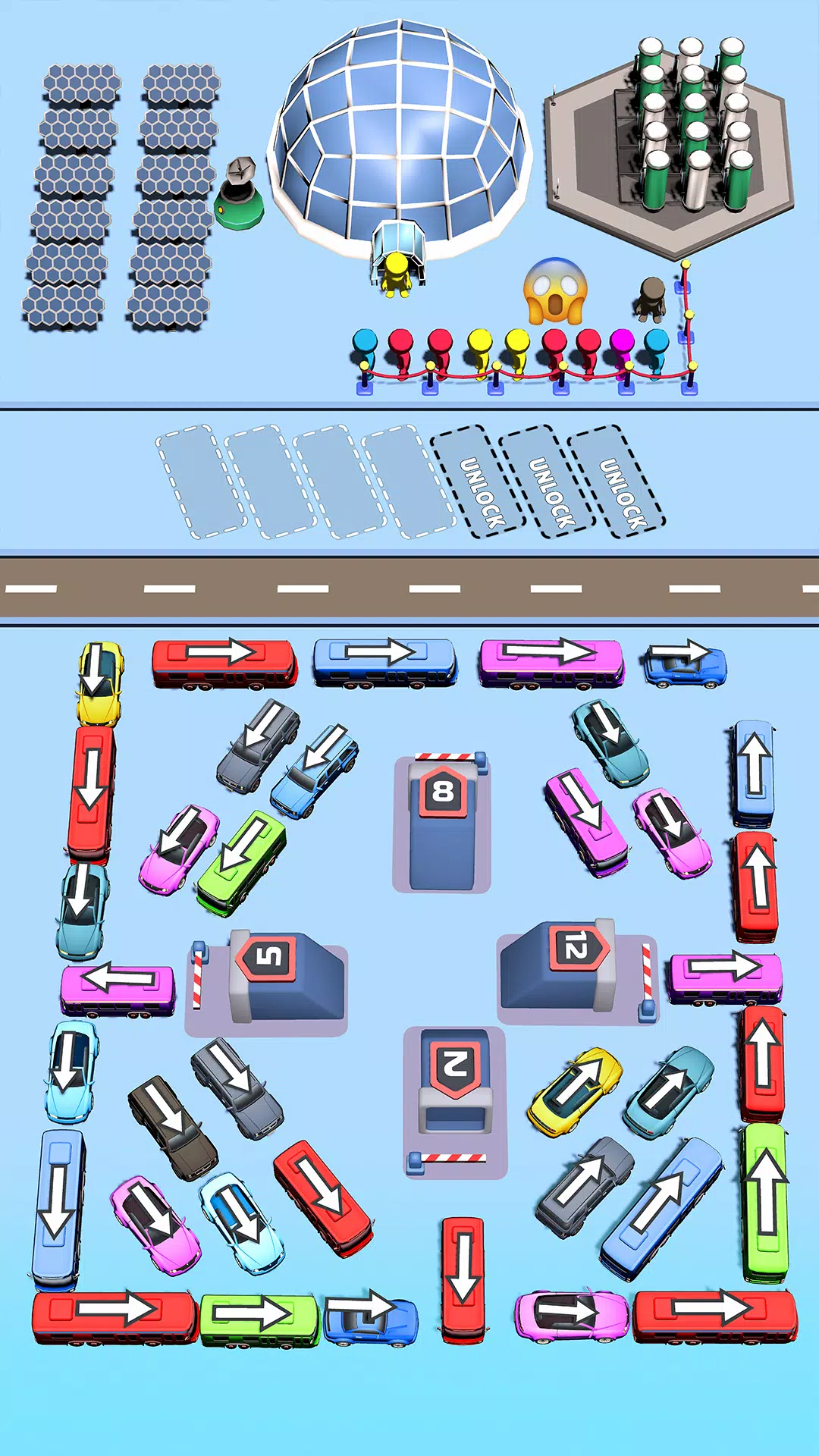 Bus Swipe: Car Parking Jam スクリーンショット 2