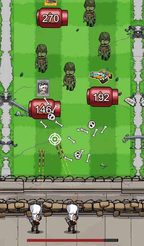 Zombie War Idle Defense Game Screenshot 2