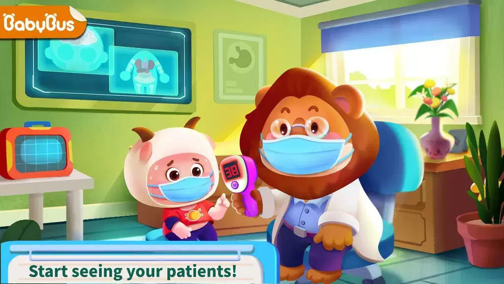 Baby Panda’s Hospital Care Captura de pantalla 1