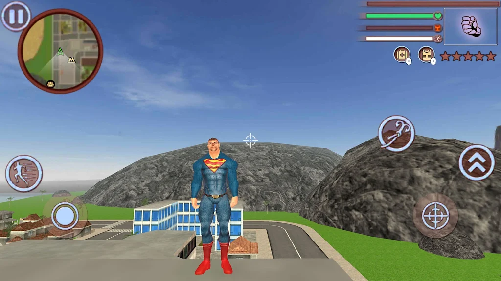 Super Vice Town Rope Hero: Crime Simulator Schermafbeelding 3