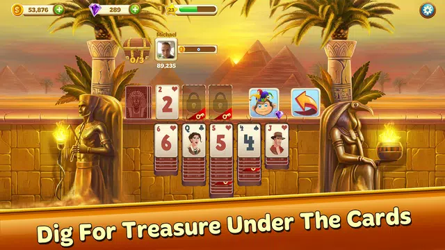 Solitaire Treasure Hunt Captura de pantalla 3