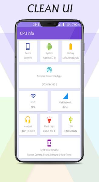 CPU-Z : Device & System info for Android™ ဖန်သားပြင်ဓာတ်ပုံ 4